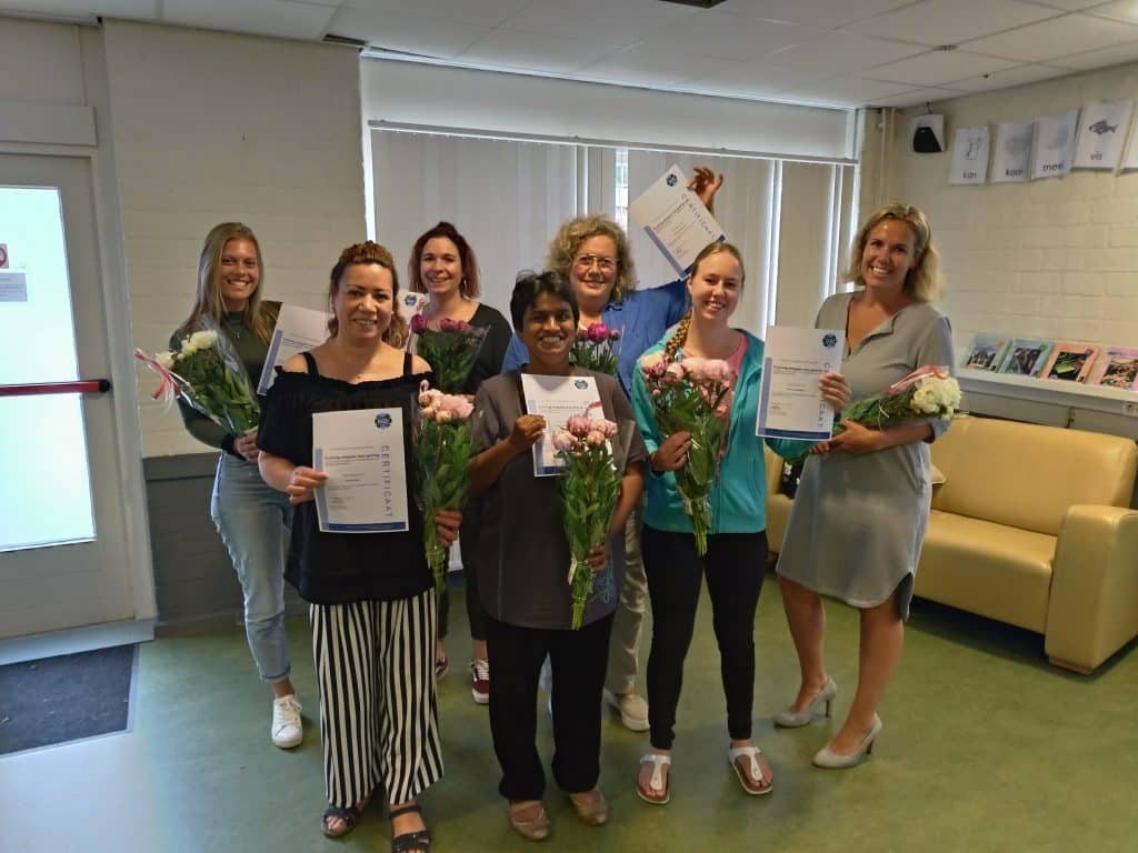 foto huiskamer vrijwilligers ronden training af