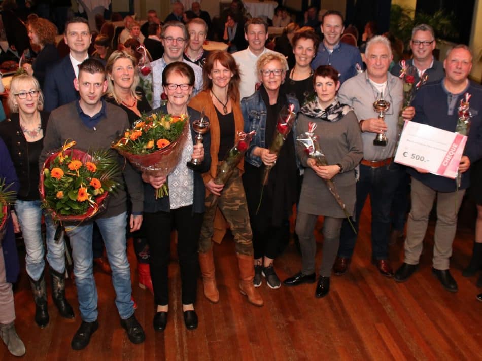 Volop prijzen tijdens de Zilveren Duim uitreiking in Heerenveen