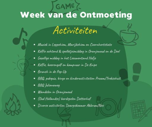 Vandaag start de 𝗪𝗲𝗲𝗸 𝘃𝗮𝗻 𝗱𝗲 𝗢𝗻𝘁𝗺𝗼𝗲𝘁𝗶𝗻𝗴!