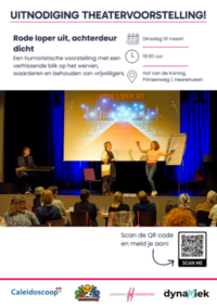 Theatervoorstelling ‘Rode loper uit, achterdeur dicht’